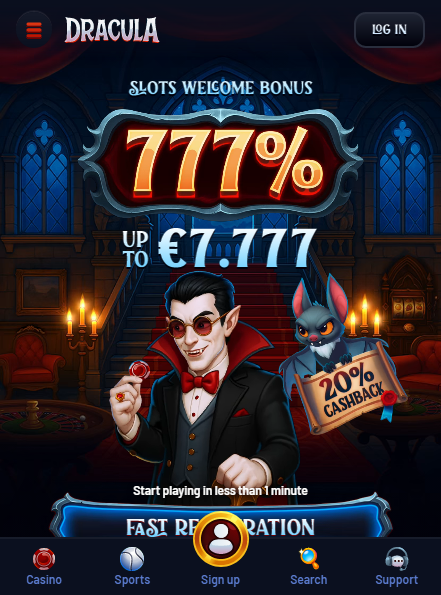 Dracula Casino Screenshot für Mobilgeräte